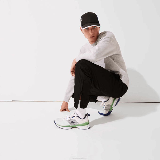 Men Lacoste V0ZN550 Black 031 SPORT Lightweight Fabric Tracksuit Pants - Image 2