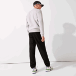 Men Lacoste V0ZN550 Black 031 SPORT Lightweight Fabric Tracksuit Pants - Image 3