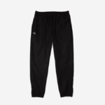 Men Lacoste V0ZN550 Black 031 SPORT Lightweight Fabric Tracksuit Pants - Image 5