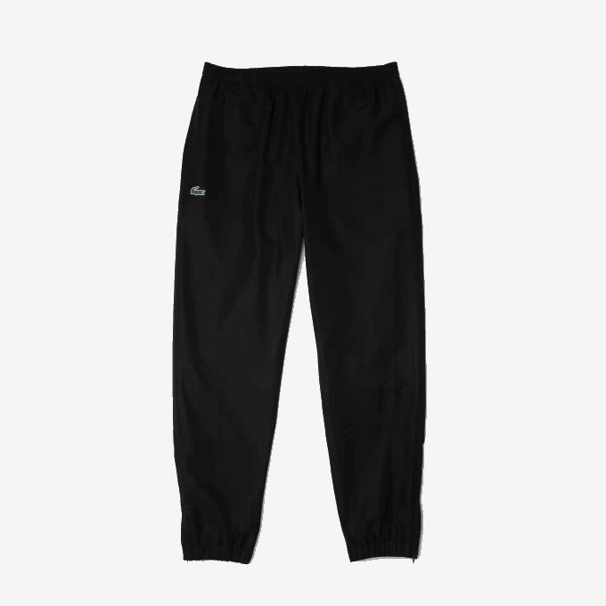 Men Lacoste V0ZN550 Black 031 SPORT Lightweight Fabric Tracksuit Pants - Image 5