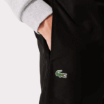 Men Lacoste V0ZN550 Black 031 SPORT Lightweight Fabric Tracksuit Pants - Image 6
