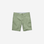 Men Lacoste V0ZN553 Green S86 Slim Fit Stretch Gabardine Shorts - Image 5
