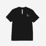 Men Lacoste V0ZN560 Black 031 Regular Fit Branded Pique T-Shirt - Image 4