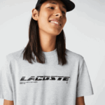 Men Lacoste V0ZN561 Grey Chine CCA Regular Fit Branded Pique T-Shirt