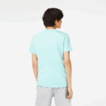 Men Lacoste V0ZN56 Mint LGF V-Neck Pima Cotton Jersey T-Shirt - Image 3