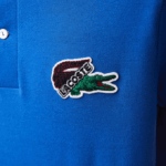 Men Lacoste V0ZN574 Blue K1Q Organic Cotton Pique Polo - Image 5