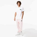 Men Lacoste V0ZN575 White 001 Organic Cotton Pique Polo - Image 2