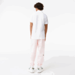 Men Lacoste V0ZN575 White 001 Organic Cotton Pique Polo - Image 3