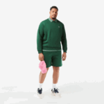Men Lacoste V0ZN58 Khaki Green KX5 Original L.12.12 Polo - Image 6