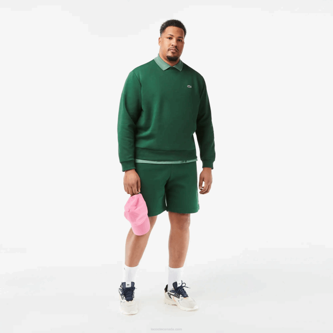 Men Lacoste V0ZN58 Khaki Green KX5 Original L.12.12 Polo - Image 6