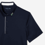 Men Lacoste V0ZN596 Navy Blue White 525 SPORT Jersey Golf Polo Shirt - Image 6
