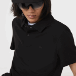 Men Lacoste V0ZN598 Black 031 Slim Fit Organic Stretch Cotton Pique Polo - Image 7
