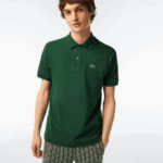 Men Lacoste V0ZN601 Green 132 Original L.12.12 Polo