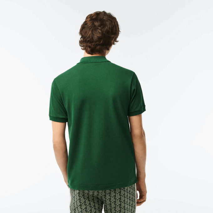 Men Lacoste V0ZN601 Green 132 Original L.12.12 Polo - Image 3