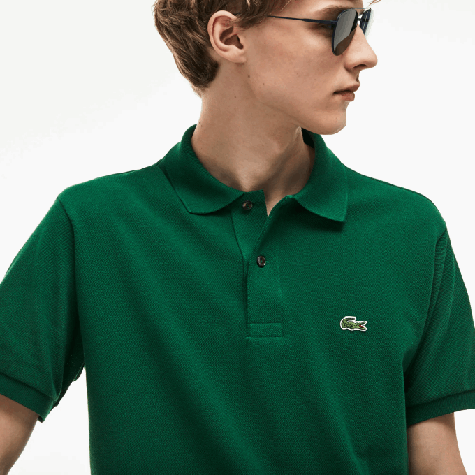 Men Lacoste V0ZN601 Green 132 Original L.12.12 Polo - Image 6