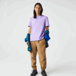 Men Lacoste V0ZN602 Purple GFU Active Movement Breathable Cotton Pique Polo - Image 2