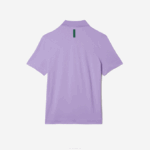 Men Lacoste V0ZN602 Purple GFU Active Movement Breathable Cotton Pique Polo - Image 6