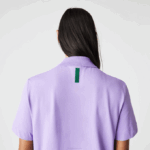 Men Lacoste V0ZN602 Purple GFU Active Movement Breathable Cotton Pique Polo - Image 8