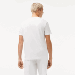 Men Lacoste V0ZN603 White 001 SPORT x Novak Djokovic Printed T-Shirt - Image 3