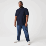 Men Lacoste V0ZN611 Navy Blue 166 Smart Paris Stretch Cotton Pique Polo - Image 7