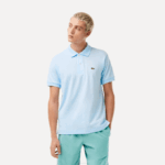 Men Lacoste V0ZN61 Light Blue T01 Original L.12.12 Polo