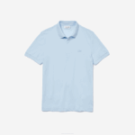 Men Lacoste V0ZN632 Light Blue T01 Smart Paris Stretch Cotton Pique Polo - Image 6