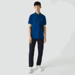 Men Lacoste V0ZN642 Blue Z1G Original L.12.12 Polo - Image 2
