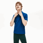 Men Lacoste V0ZN642 Blue Z1G Original L.12.12 Polo - Image 5