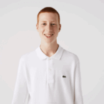 Men Lacoste V0ZN644 White 001 Original L.12.12 Long Sleeve Polo - Image 4