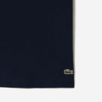 Men Lacoste V0ZN64 Navy Blue 166 Cotton Jersey Print T-Shirt - Image 6