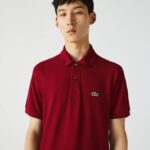 Men Lacoste V0ZN656 Bordeaux 476 Original L.12.12 Polo
