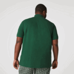 Men Lacoste V0ZN658 Green 132 Smart Paris Stretch Cotton Pique Polo - Image 9