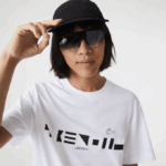 Men Lacoste V0ZN661 White 001 Relaxed Fit Print T-Shirt