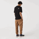 Men Lacoste V0ZN662 Black 031 Relaxed Fit Print T-Shirt - Image 3