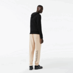 Men Lacoste V0ZN673 Black 031 Hooded Cotton Jersey Sweatshirt - Image 3