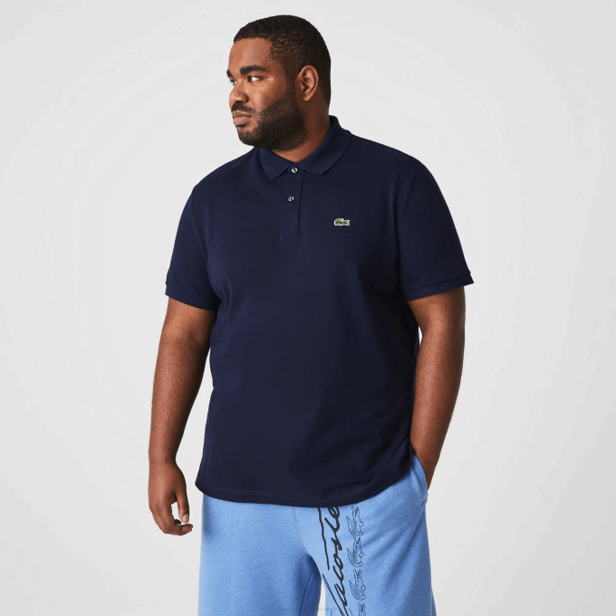 Men Lacoste V0ZN685 Navy Blue 166 Original L.12.12 Slim Fit Polo - Image 5