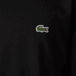 Men Lacoste V0ZN690 Black 031 Crew Neck Pima Cotton Jersey T-Shirt - Image 4