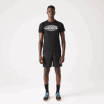 Men Lacoste V0ZN694 Black 031 SPORT Organic Jersey T-Shirt - Image 2