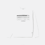 Men Lacoste V0ZN6 White 001 Loose Fit Branded Sweatshirt - Image 4