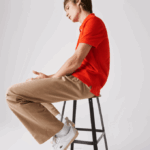 Men Lacoste V0ZN702 Red 3B2 Original L.12.12 Slim Fit Polo - Image 2