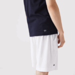 Men Lacoste V0ZN706 Navy Blue White 525 SPORT 3D Print Crocodile Breathable Jersey T-Shirt - Image 6