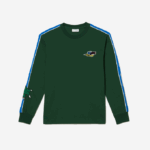 Men Lacoste V0ZN720 Green 132 Branded Band T-Shirt