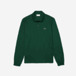 Men Lacoste V0ZN746 Green 132 Original L.12.12 Long Sleeve Polo - Image 4