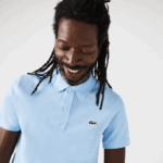 Men Lacoste V0ZN751 Blue HBP Original L.12.12 Slim Fit Polo