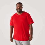 Men Lacoste V0ZN756 Red 240 Crew Neck XL Cotton Jersey T-Shirt