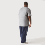 Men Lacoste V0ZN757 Grey Chine CCA Crew Neck XL Cotton Jersey T-Shirt - Image 3