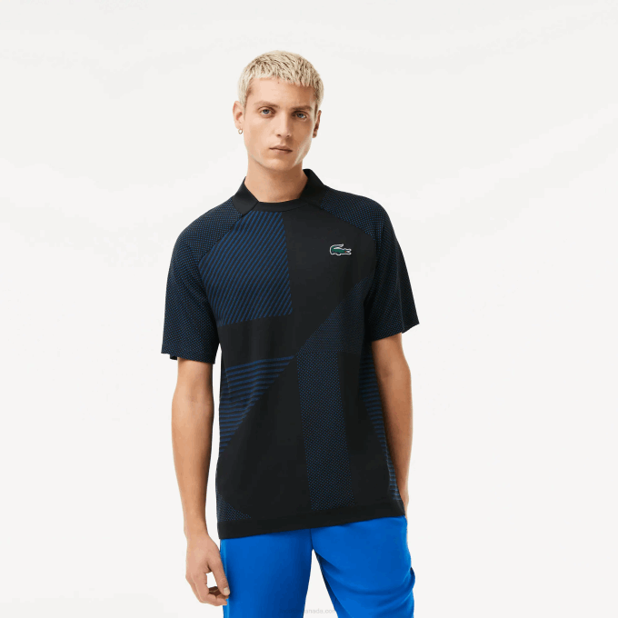 men_lacoste_v0zn770_black_blue_985_sport_slim_fit_seamless_tennis_polo.png Men Lacoste V0ZN770 Black Blue 985 SPORT Slim Fit Seamless Tennis Polo - Image 1
