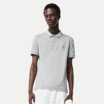 Men Lacoste V0ZN778 Grey Chine CCA Branded Slim Fit Stretch Pique Polo