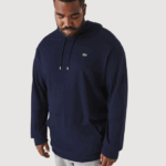 Men Lacoste V0ZN781 Navy Blue 166 XL Hooded T-Shirt