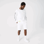 Men Lacoste V0ZN796 White 001 Loose Fit Print T-Shirt - Image 2